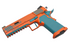 Stealth Arms Platypus, 9mm, Teal & High-vis Orange, Glock Mag Compatible - 6982409 
