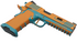 Stealth Arms Platypus, 9mm, Government, Tequila Sunrise & Aztech Teal, Glock Mag Compatible - 7457447 