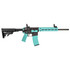 Tippmann Arms M4-22 Accent, .22 LR, 16.00" Barrel, 25 Rds, Matte Black with Robin Egg Blue Accents - 850050173359 
