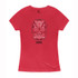 Magpul Women's Sugar Skull Blend T-Shirt, Red Heather, XXL - 840815134329 