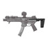 SB Tactical MPX PSB, Pistol Stabilizing Brace, 3-Position Adjustable, Black - 699618782288 