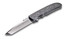 Nighthawk Custom K208, 3" Tanto Blade, Marbled Carbon Fiber Scales, Titanium Liner Lock, Mirror Polished - 394525994843 