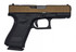 Glock 19 Gen5, 9MM, 4.07" Barrel, 15 Rds, Burnt Bronze Cerakote - 642461987430 