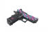 Vulcan Staccato CS, 9mm, DLC Barrel, 80's Tiger Stripe Frame & Slide, Optics-Ready, includes two 16-Round Magazines 