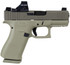 Shark Coast Tactical Glock 43X, 9mm, 3.39" Barrel, Holosun 407K, Debo Green, 10‑Round - 810188104533 
