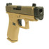 Glock 43X, 9MM, 3.41" Compensated Barrel, 10 Rds, FDE - 757106326427 
