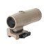 Holosun HM3X-FDE, 3x Magnifier, Quick Detach, Flat Dark Earth - 810047073307 