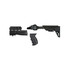 ATI ADV TECH TACTLITE AK-47, Receiver, Six-Position Adjustable Side-Folding Strikeforce GEN2 Stock, Black - 758152987198 