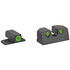 Meprolight Hyper-Bright, Tritium Sight Set, Green Front/Green Rear, Fits Sig Sauer P320/P365 - 810013520804 