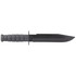 KA-BAR 1269 Fighter, Fixed Blade Knife, 8.00" Blade, 12.81" Overall Length, Black, Includes Hard Plastic Sheath - 617717212697 