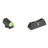 XS Sights DXT2 Pro Big Dot Night Sights, Green, Fits Glock 42/43/43X/48, Black Nitride Finish - 647533001090 