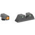 Meprolight Hyper-Bright, Glock Standard Frames, Green/Orange, Matte Finish - 810013520798 