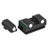 Meprolight Tru-Dot Night Sight Set, Fits Walther P99 & PPQ, Green/Green, Fixed - 840103137070 