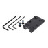 TruGlo Red Dot Sight Mount, Universal Shotgun Rib Mounts, Black - 788130029350 