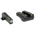 TruGlo Brite-Site TFX, Fits Sig P365, CNC-Machined Steel, Contrasting Red Front and Green Rear - 788130027295 