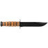 KA-BAR 1220 US Army Fighting Knife, 7" Blade, Leather Sheath - 617717212208 