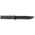 KA-BAR Fighting Knife, 7" Blade, Black Serrated, Includes Sheath - 617717212147 
