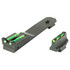 Hi-Viz LiteWave Sight Set for Henry Rifles, Adjustable Front and Rear Sights, Green/Red/White LitePipes - 613485589412 