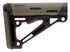 Hogue OverMolded Collapsible Buttstock, OD Green, Rubber, AR-15/M16/M4 - 743108152508 
