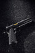 Nighthawk Custom Chairman Long Slide, 10mm, DLC w/ Gold Titanium Nitride Accents, IOS Optic System, includes Railscales G10 Grips 
