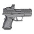Springfield XD-M Elite Compact OSP, 9MM, 3.80" Barrel, 14+1 Rds, Black w/Hex Dragonfly - 706397945589 