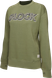 Glock AP96261 Crewneck Raglan Fleece, Olive, Cotton/Polyester, Long Sleeve, Medium 