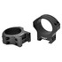 Warne HyperLite 34mm Medium Matte Rings, Black Cerakote Finish - 656813114221 