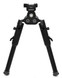 Warne Skyline Pro Bipod, Quick-Detach Picatinny Head, Lite Legs, Black Anodized - 656813114283 