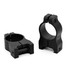 Warne Vapor 1 High Matte, Scope Rings, Picatinny/Weaver, Black - 656813107131 