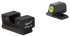 Trijicon 600751 HD Night Sights, Green/Tritium Yellow Outline Front, Green Tritium Black Outline Rear, Springfield XD-S/XD-E - 719307211995 