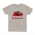 Magpul NONSTOP POLYMER ACTION Cotton T-Shirt, Silver, Small - 840815133612 