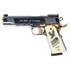 Girsan MC1911S 250th, .45 ACP, 5.00" Barrel, 8 Rds, Chrome Finish with Gold Accents - 741566908262 