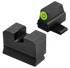 XS Sights SIM004P4G, Minimalist Night Sight Set, Green Tritium Front, Black Oxide Frame - 647533004961 