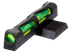 HiViz SW2014 LiteWave Front Sight, Green Fiber Optic, Steel Frame, Black - 613485588934 