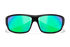 Wiley X ACOME22 Omega, Green Mirror Lens, Polycarbonate Matte Black Frame, Green Mirror, Matte Black - 712316008372 