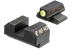 Night Fision CNK-030-163-193-YGZG, Optics Ready Stealth Night Sight Set, Canik MC9, Yellow, Black - 810138540077 