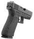 Talon 381G Adhesive Grip, Compatible w/Glock 17/19x/22/24/31/34/35/37/45/47 Gen5 w/Large Backstrap, Black Textured Granulate - 812308029016 