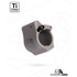 Superlative Arms AR-15 Solid Titanium Adjustable Gas Block, .936'' Diameter, Gray DLC Finish - 850011846520 