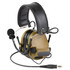3M Peltor ComTac V Headset, Coyote Brown, Electronic Earmuff, Foldable, Standard Dynamic Mic, NATO Wiring - 076308945961 