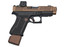 Taran Tactical Innovations Glock 43X, 9MM, Copperhead Finish, Romeo-X Optic, Radian Ramjet + Afterburner, includes magazine - 8255078 