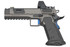 Stealth Arms Platypus 1911 Integrated Comp, 9mm, 5.00" Comp Barrel, Tungsten / NRA Blue, Trijicon SRO 1.0 MOA - 9605152 