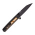 Tekto F4 Echo, 3.40" Blade, S35VN, Aluminum & G10 Handle, Black/Walnut - 850034486154 