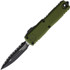 Microtech UTX-85 Gen IV, Auto, 3.00" D/E, M390MK, Aluminum Handle, OD Green - 841768184980 