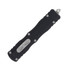 Microtech Dirac, Auto, 2.92" D/E Blade, M390 Steel, Aluminum Handle, Satin/Black - 841768156932 