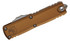 Microtech UTX-85 Gen IV, Auto, 3.13" Blade, M390MK Steel, Aluminum Handle, Tan - 841768184775 