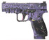 Canik Mete MC9 LS Midnight Drip, 9mm, 3.64" Barrel, 17 RDs, Purple/Black - 850072317298 