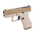 Glock G43X MOS, 9mm, 3.41" Marksman Barrel, 10 RDs, Two-Tone Tan Cerakote - 810188108616 