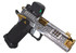 TEE Gun Vault Staccato XC w/ Trijicon RCR, 9mm, 5.00" Compensated Barrel, 17 RDs, Vita Polish Silver - 107806933553 