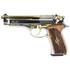 Derya Melik, 9mm, 4.90" Barrel, 10 RDs, Optic Ready, Silver/Gold - DYR10L-MELIK9-NG-TR 