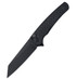 Pro-Tech Malibu Atlas.1, 3.25" MagnaCut Reverse Tanto, Button Flipper, 7075 Aluminum, Black - 118764250507 